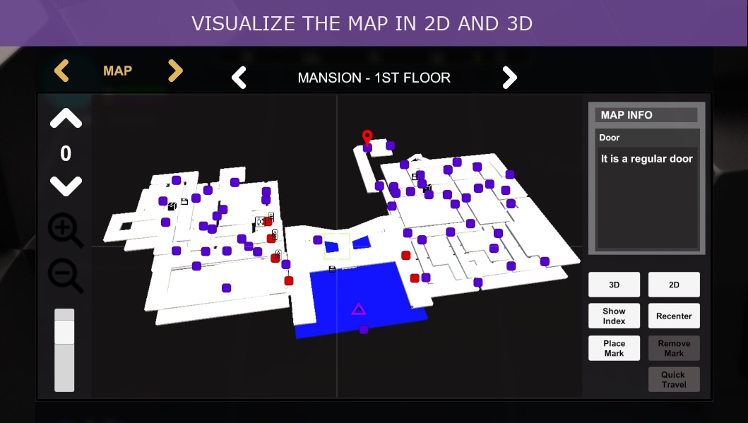 2d and 3d map visualization