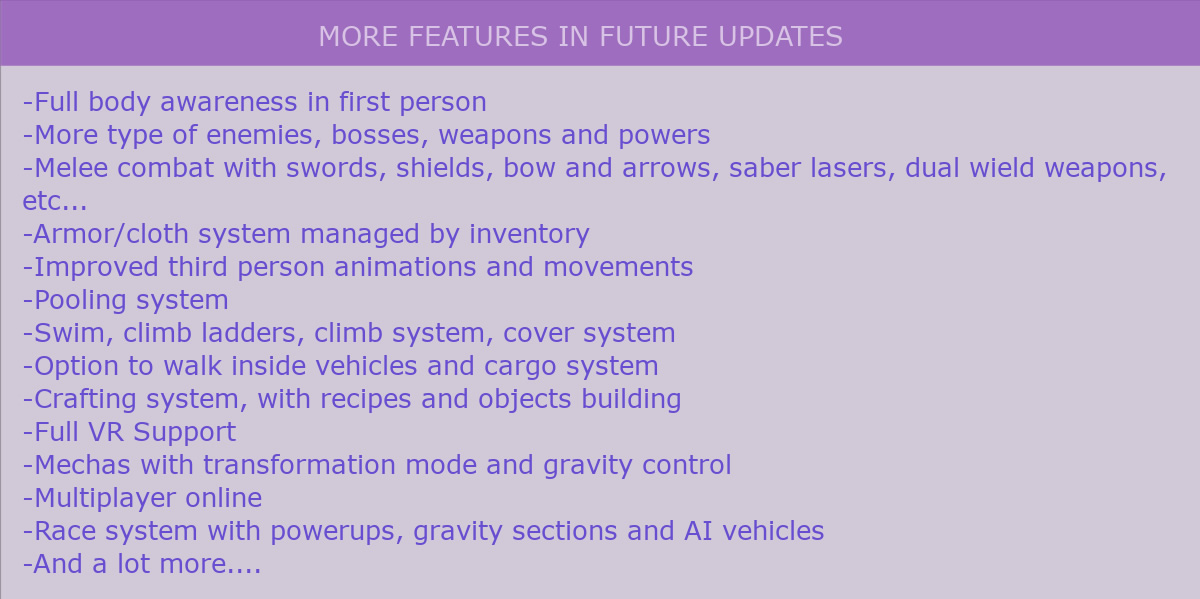 upcoming features
